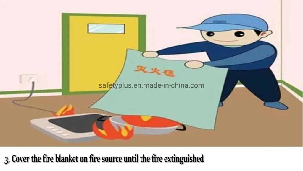 1.2*1.8m Fiberglass Emergency Car Fire Blanket