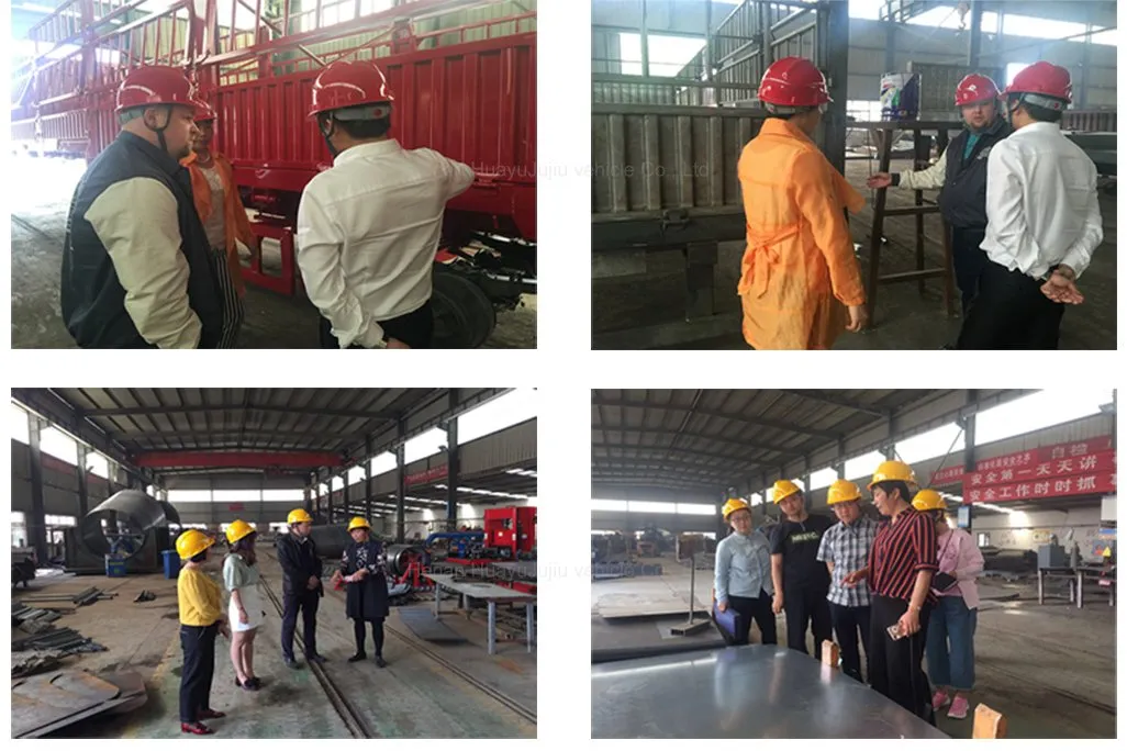 11-13m Optional Grain/Cargo Side Self Tipper Semi Trailer Truck