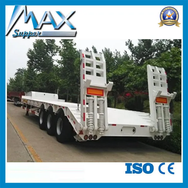 12.5m 40feet 20feet Flat Bed Container Chassis Trailer / Truck Semitrailer (40T 50T 60T)