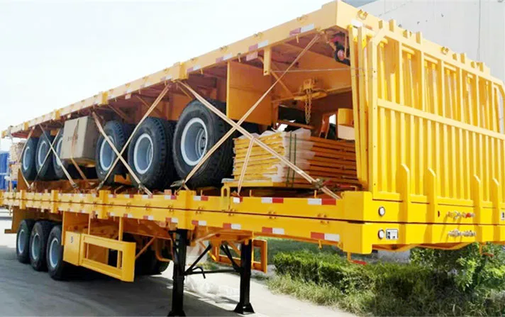 12.5m 50 Ton Side Wall Cargo Transport Utility Semi Trailer
