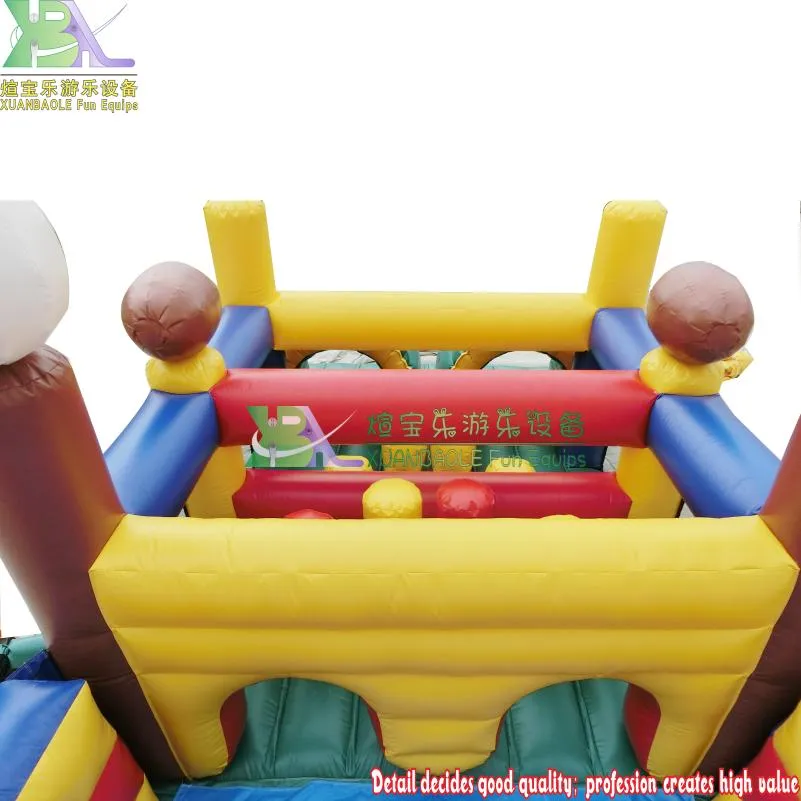 12ml Sports Theme Giant Inflatable Obstacle Course Thrill Challenge Obstacle for Adults and Kids