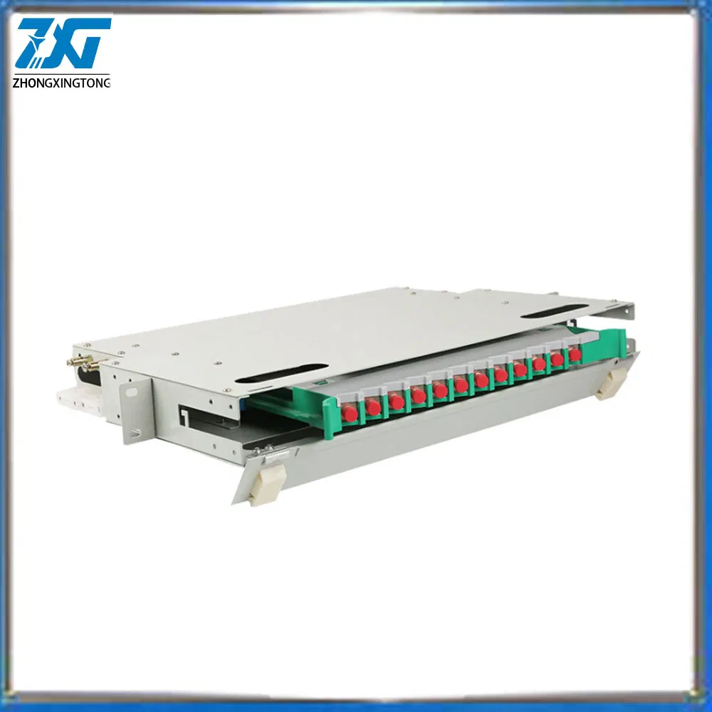 144 Cores Rack Mounted Fiber Optic ODF Patch Panel, ODF Optical Distribution Box