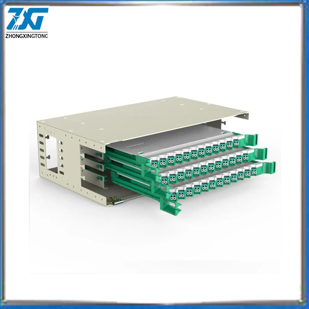 144 Cores Rack Mounted Fiber Optic ODF Patch Panel, ODF Optical Distribution Box