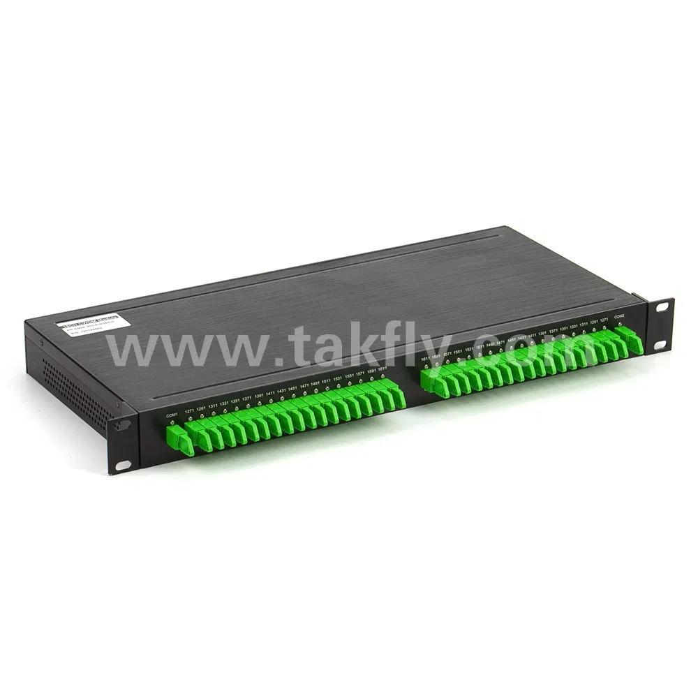 1u Rack Mount 18CH E2000 Fiber Optic Multiplex CWDM