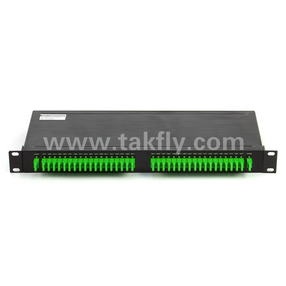 1u Rack Mount 18CH E2000 Fiber Optic Multiplex CWDM