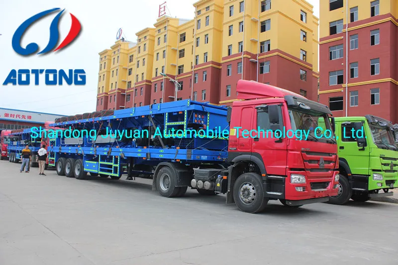 2/3/4 Axles Skeleton Container Semi Trailer/ 4 Axles Container Trailer