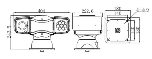 20X 30X 44X 55X Zoom 2.0MP Long Distance Visual Night Vision Infrared Power Laser HD Network Vehicle Laser PTZ CCTV Camera