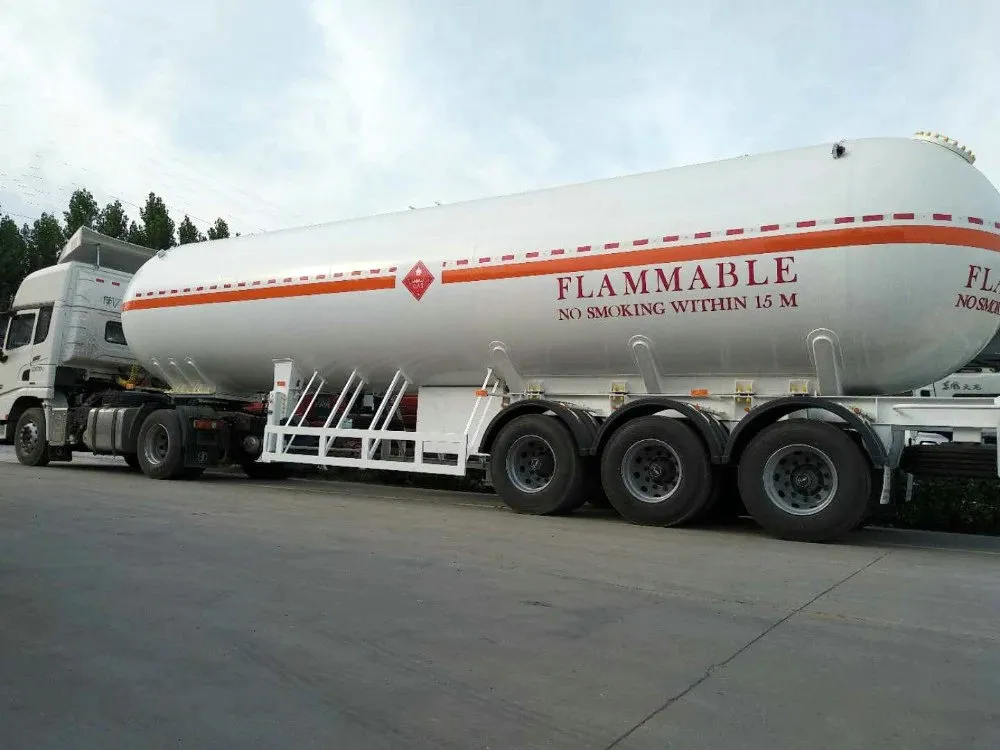 3 Axle 30 - 70m3 LPG Tank Semi Trailer Truck (Design as ASME ADR Tanker)