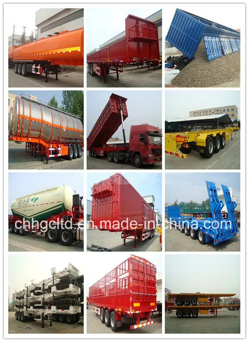 3 Axles 40cbm Chemical Liquid Tank Trailer
