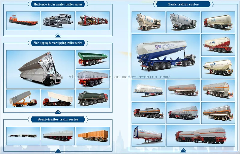 3 Axles 40cbm Chemical Liquid Tank Trailer