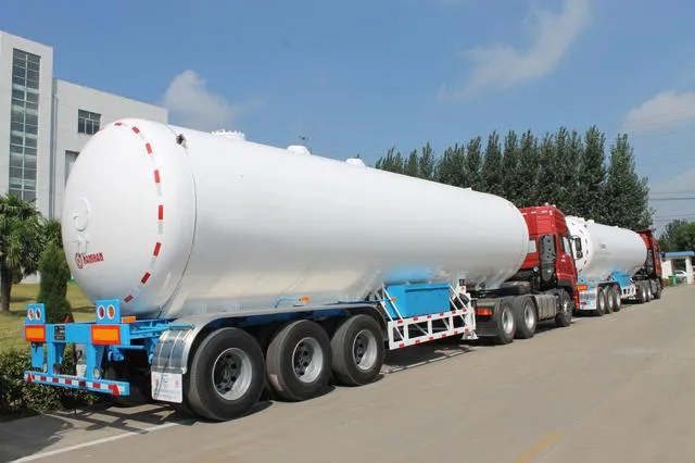 3 Axles 56000L LPG Tank Trailer