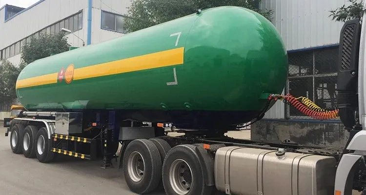 3 Axles 56000L LPG Tank Trailer