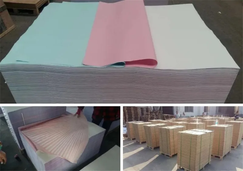 3 Ply Continuous Carbonless Computer Paper NCR Printing Paper Sheets