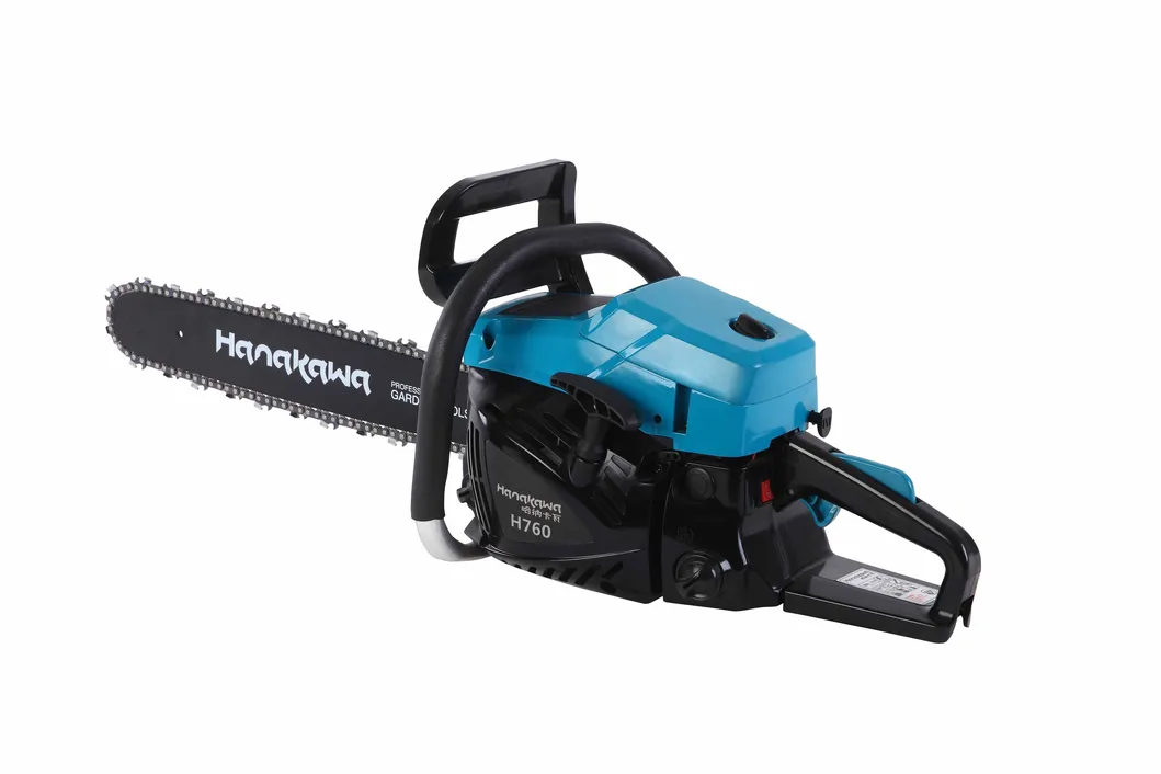 3hanakawa H760 (60) 55.6cc 2-Stroke Gasoline Professional Chainsaw with Rollomatic Bar Length 18in 20in Optional