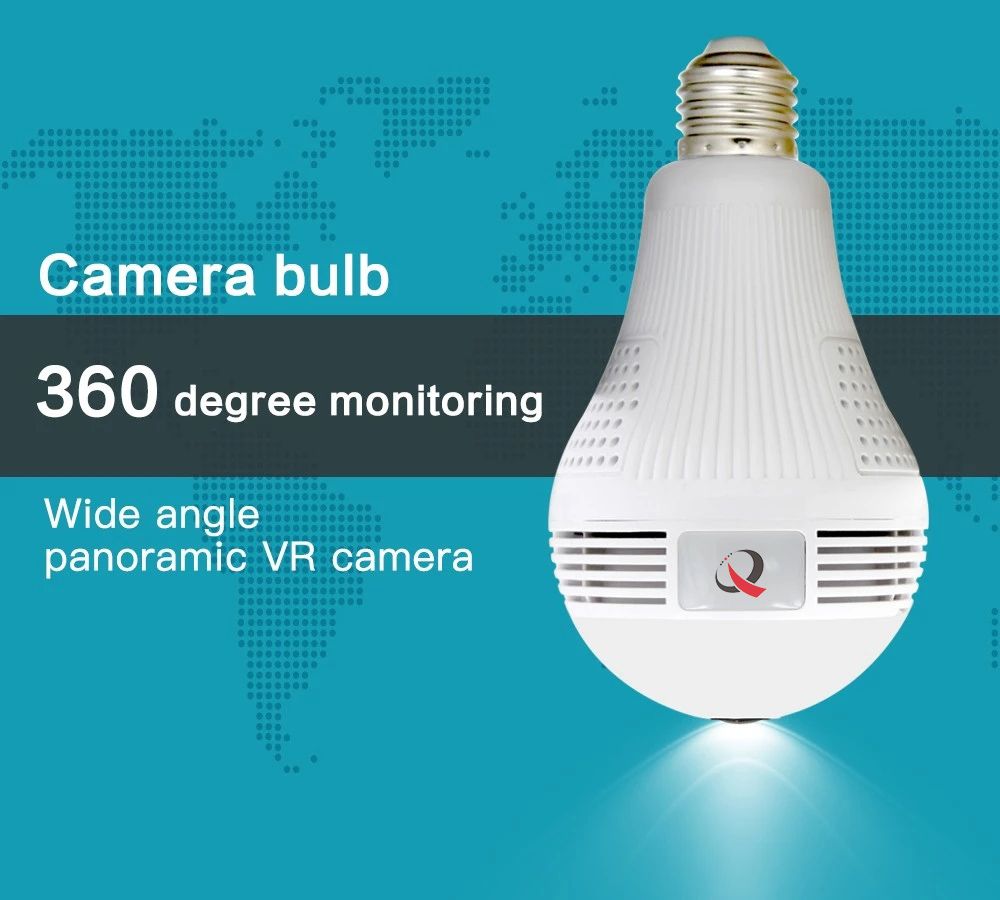 3MP Vr Panoramic Motion Detection 360 Degree WiFi Security Camera