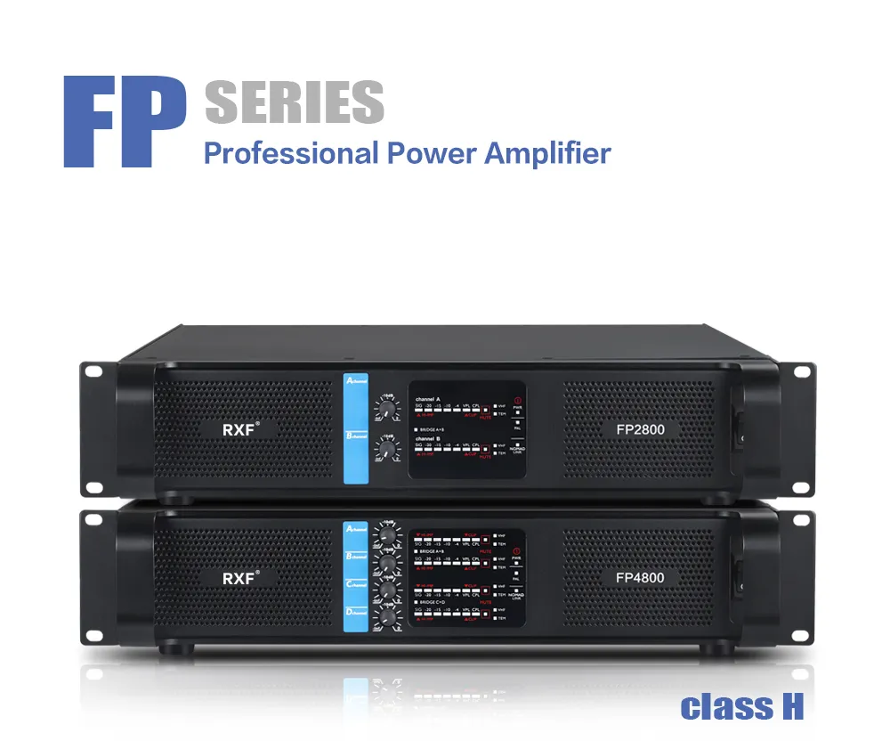 4 Channel Audio Amply Power Amplifier for PRO Audio Sound System