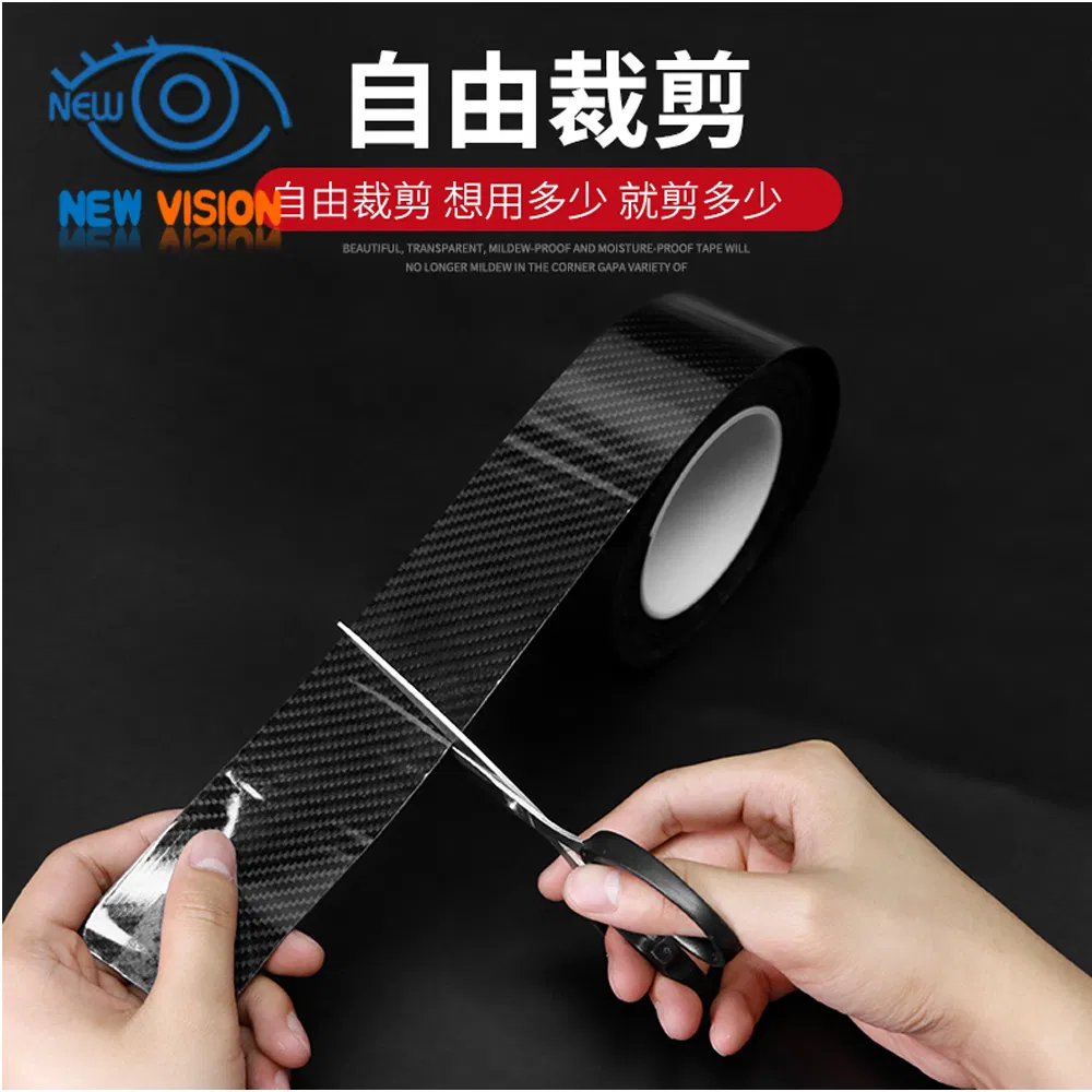 5D Carbon Nano Car Door Sill Scuff Guard Bumper Protection Tape