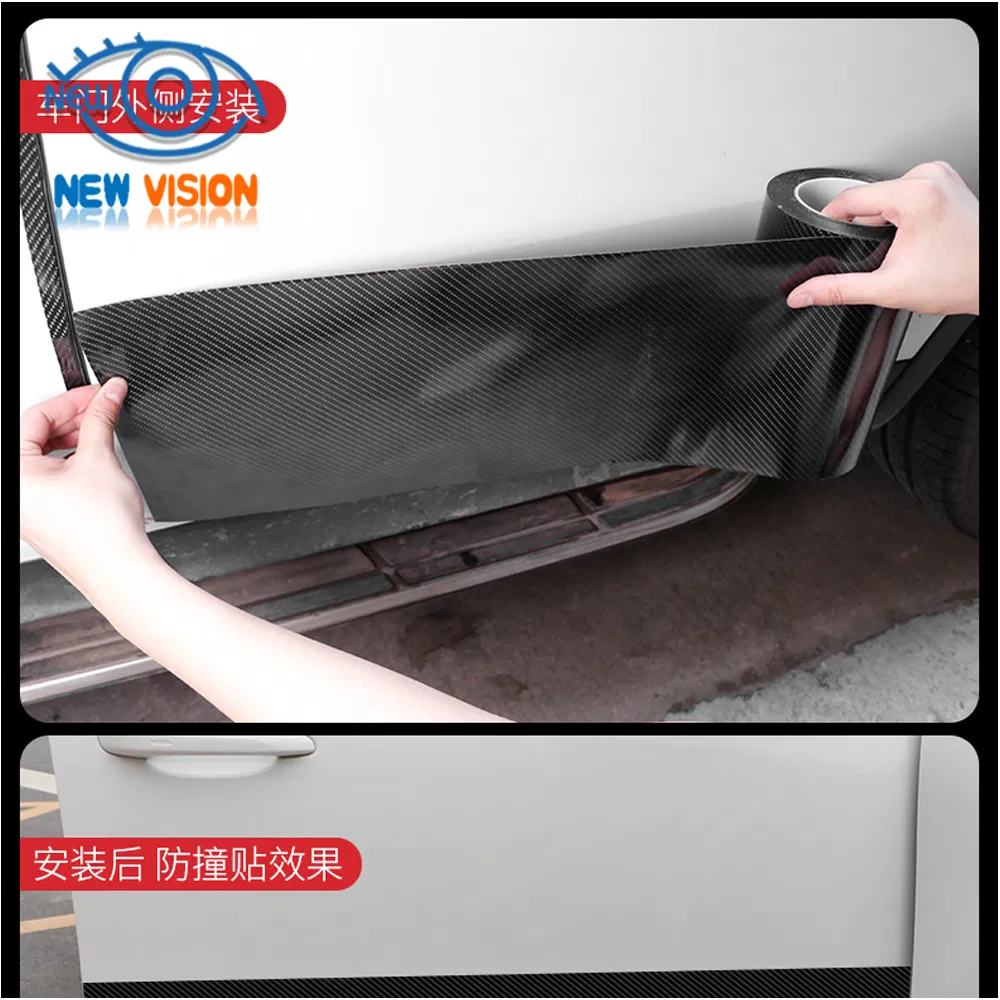 5D Carbon Nano Car Door Sill Scuff Guard Bumper Protection Tape