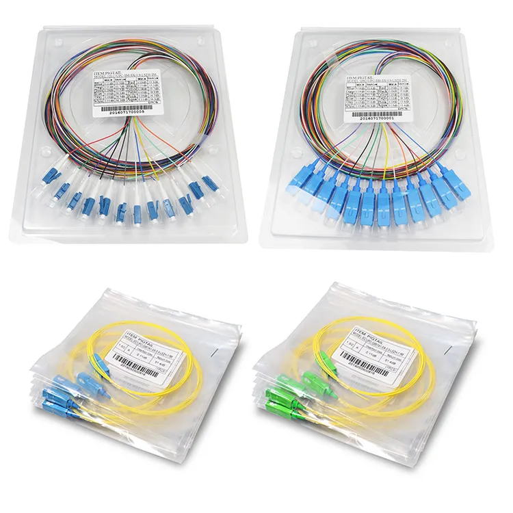 6 Core LC Upc Multimode Om3 LC/Upc Bundle Fiber Optic Pigtail