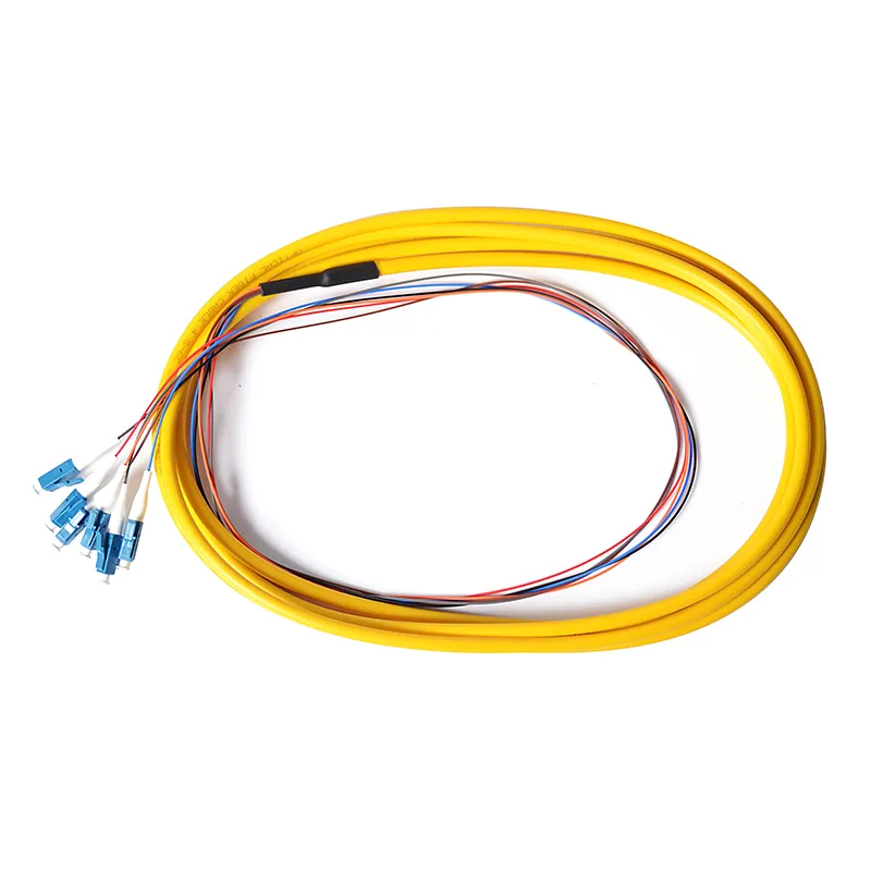 6 Core LC Upc Multimode Om3 LC/Upc Bundle Fiber Optic Pigtail