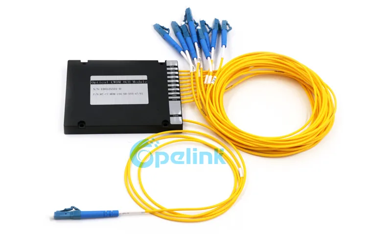 8+1CH 2.0mm LC/Upc ABS Box Optical CWDM Mux/Demux Module