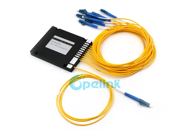 8+1CH 2.0mm LC/Upc ABS Box Optical CWDM Mux/Demux Module