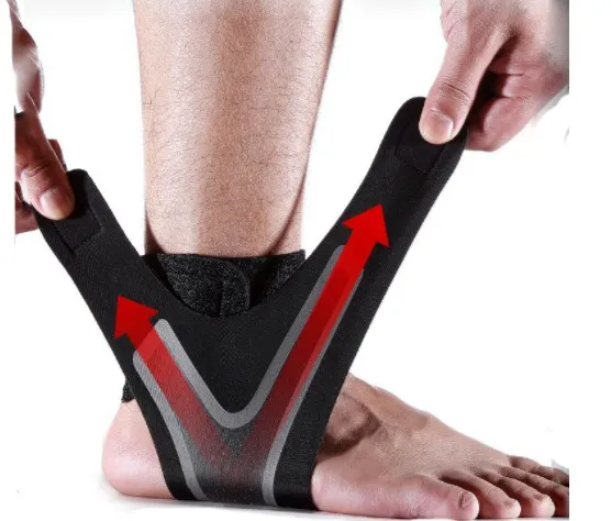 Adjustable Neoprene Wrap Ankle Support for Sports Gym Injury