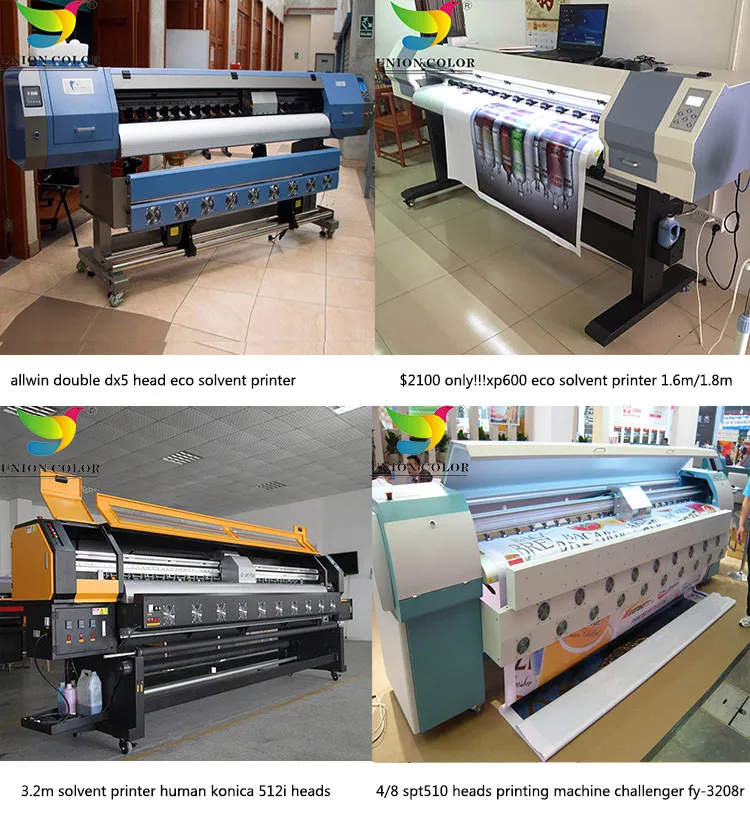 Allwin Konica Printer Vivid Cmyk Color 512I-30pl Solvent Ink