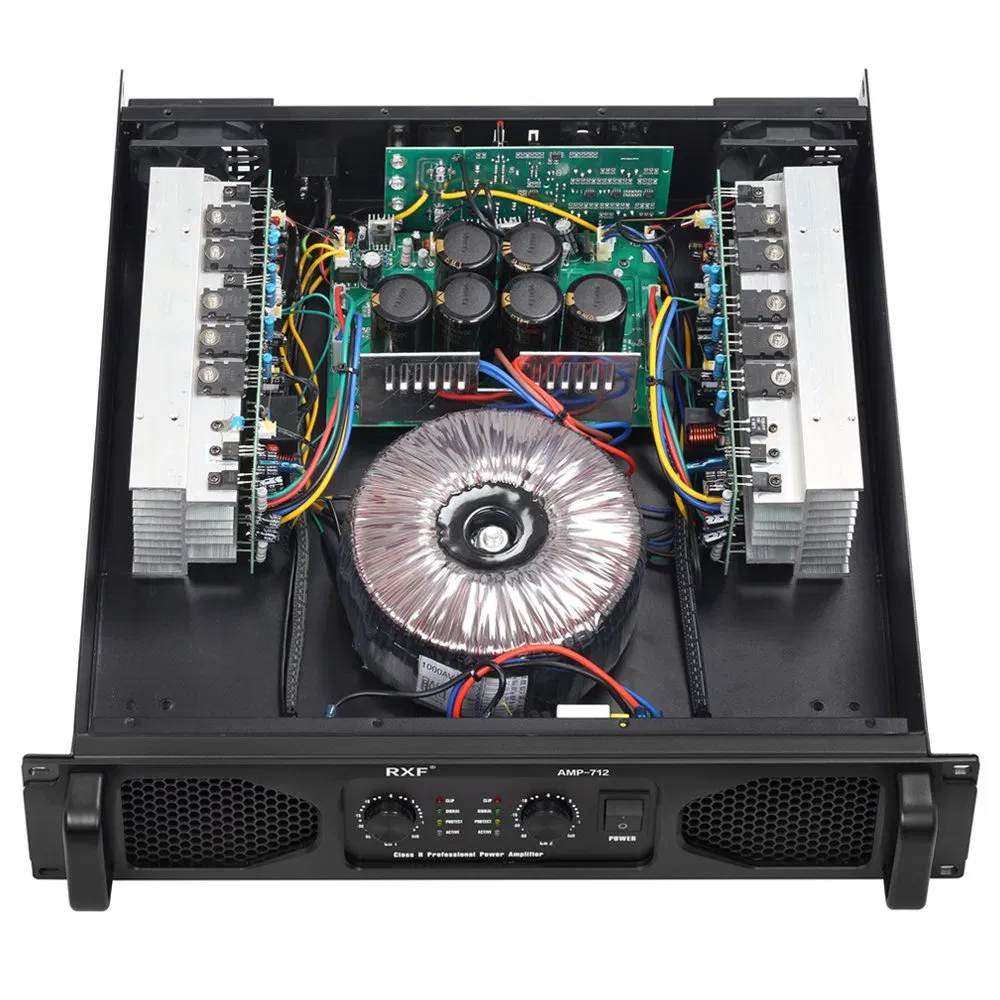 AMP-712 Class H 500 Watts 2u Professional Audio Power Amplifier