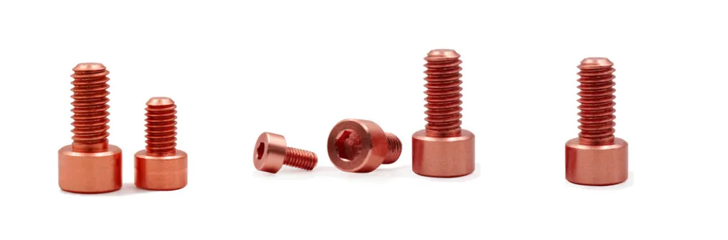 Ansib18.3 Standard Copper 5/8′′ Hex Head Allen Bolt Socket Cap Screw