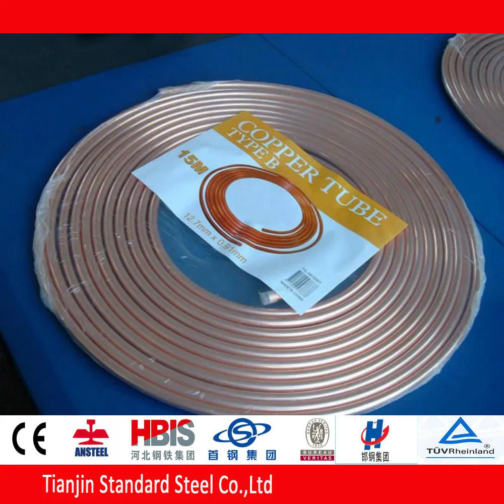 ASTM B68 Bright Annealed Seamless Copper Pipe