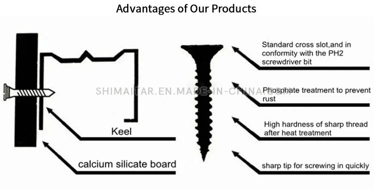 Black Phosphate Drywall Screw
