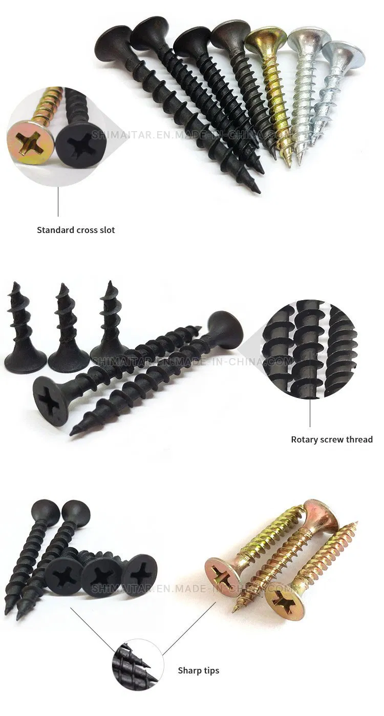 Black Phosphate Drywall Screw