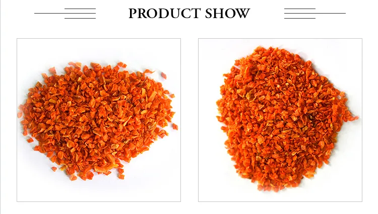 Brc ISO22000 Kosher Certified Asian Freeze Dried Food in Bulk Freeze Dry Carrot Cube