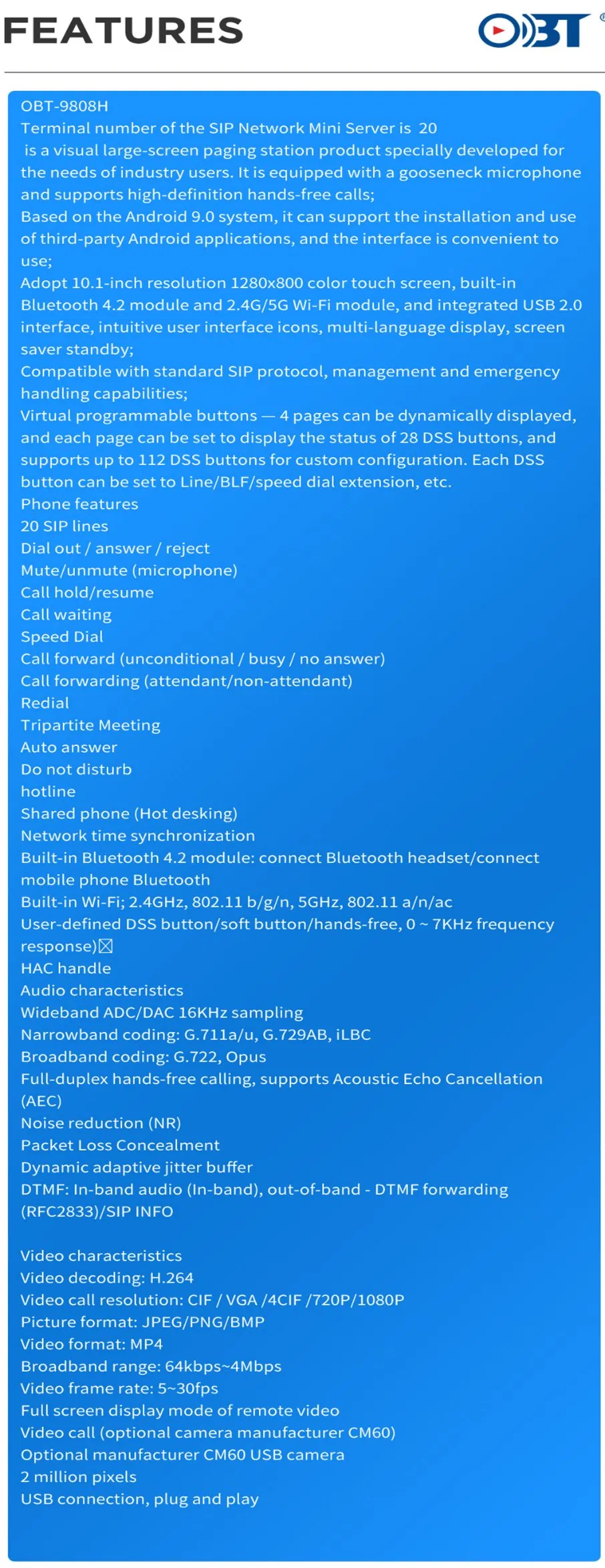 Broadcast Paging System SIP Network Intercom IP PA Telephone Console