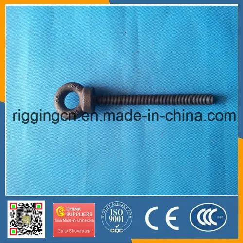 BS 4278L Shoulder Ring Nut Long Eye Bolt with Oil Surface