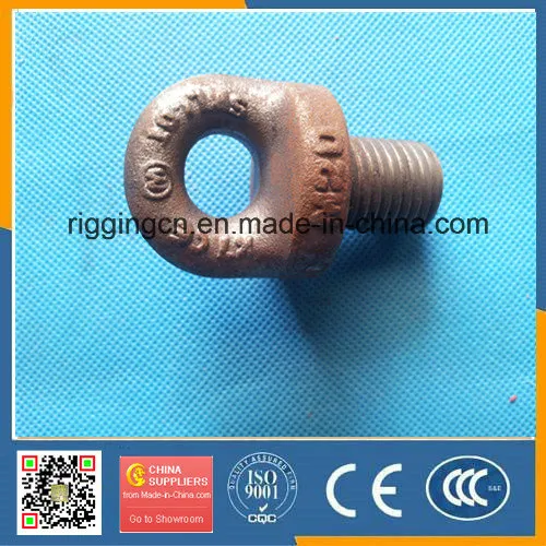 BS 4278L Shoulder Ring Nut Long Eye Bolt with Oil Surface