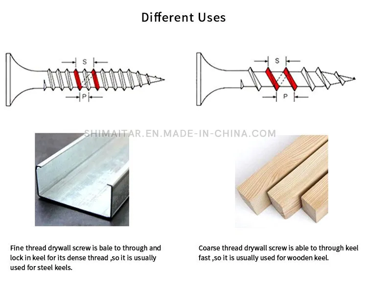 Bugle-Head Drywall Tapping Screw Bulk Drywall Screw Nails From China