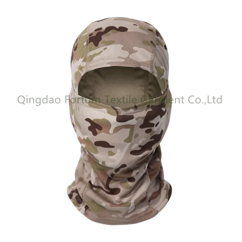 Camouflage Tactical Python Pattern Headgear Outdoor Riding Sports Masked Dustproof Sunscreen Anti-Seal Hood Flying Tiger Hat Mesh Quick-Drying Headgear