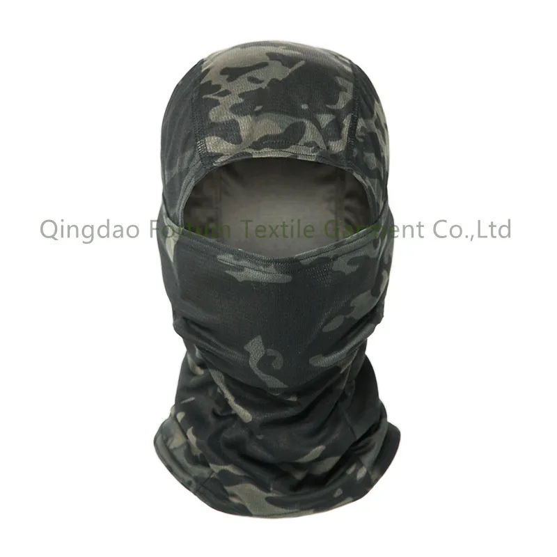 Camouflage Tactical Python Pattern Headgear Outdoor Riding Sports Masked Dustproof Sunscreen Anti-Seal Hood Flying Tiger Hat Mesh Quick-Drying Headgear