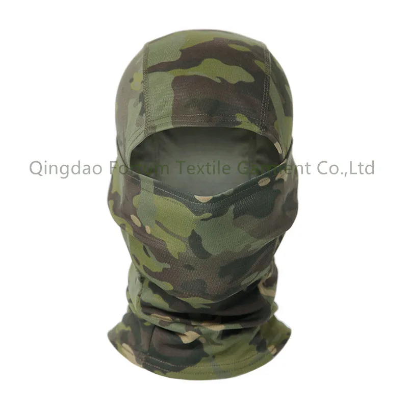 Camouflage Tactical Python Pattern Headgear Outdoor Riding Sports Masked Dustproof Sunscreen Anti-Seal Hood Flying Tiger Hat Mesh Quick-Drying Headgear