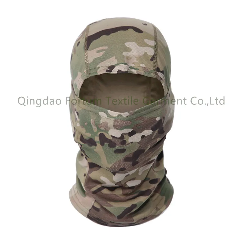 Camouflage Tactical Python Pattern Headgear Outdoor Riding Sports Masked Dustproof Sunscreen Anti-Seal Hood Flying Tiger Hat Mesh Quick-Drying Headgear