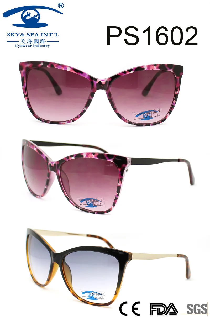 Cateye Style Fashion Woman Lady Sunglasses (PS1602)