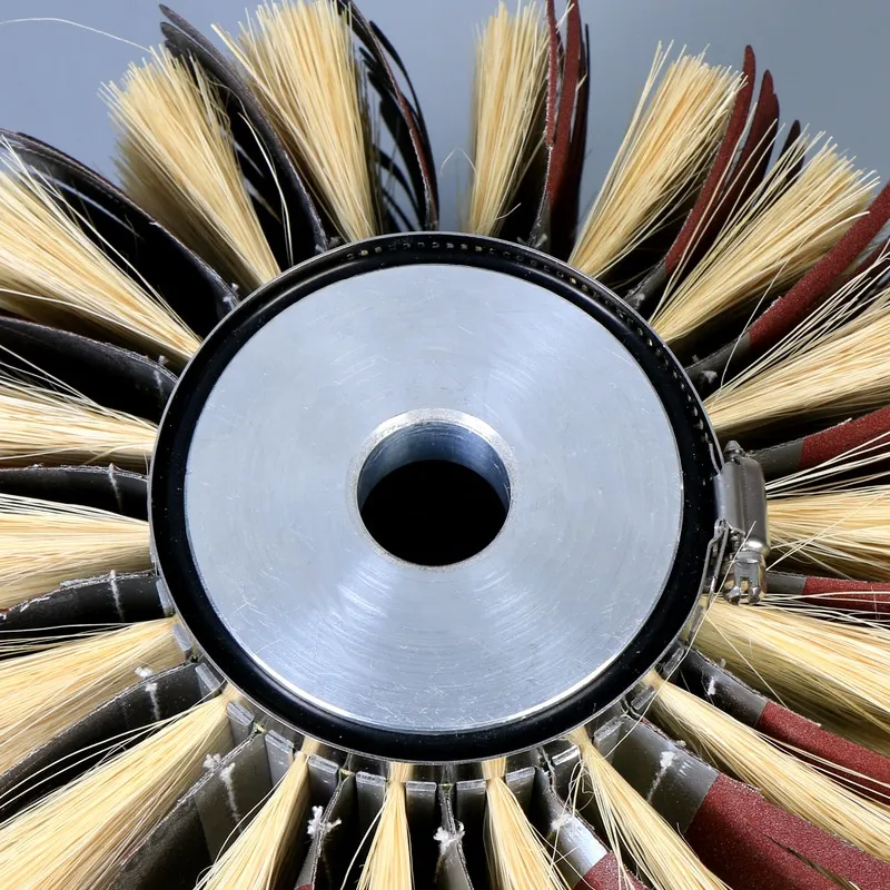 China Anhui Sisal Sandpaper Polishing Roller Brush Sanding Drums Brush for Wooden Furniture