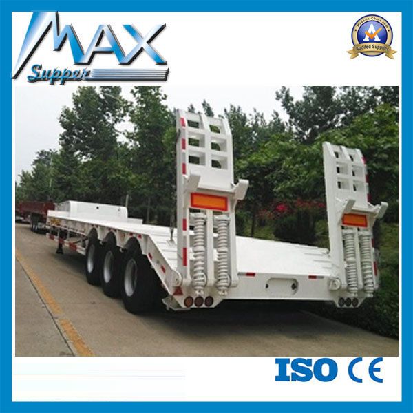 China Manufacturer 60 Ton 40FT Container Flatbed Truck Trailer for Sale