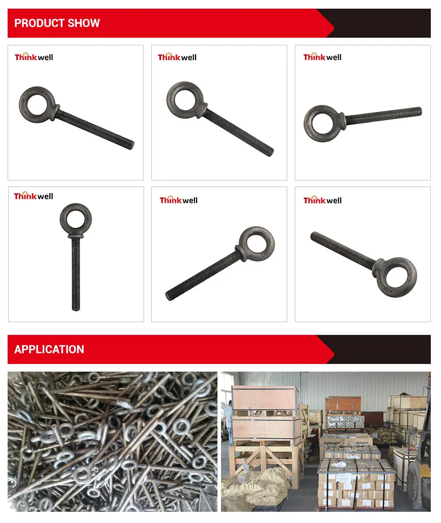 China Manufacturing High-Quality Us Type G279 Eye Screw Bolt