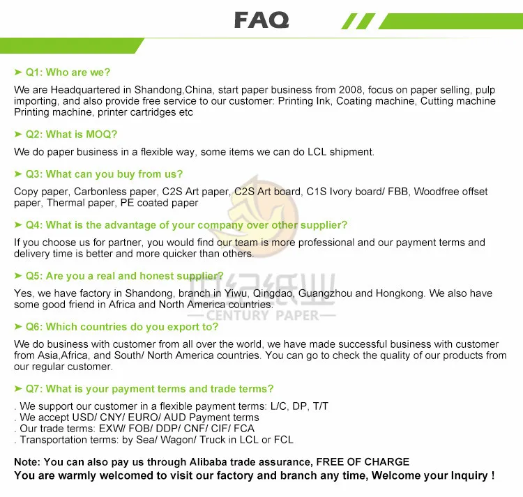 Color Packing Jhe Carbonless NCR Paper Roll