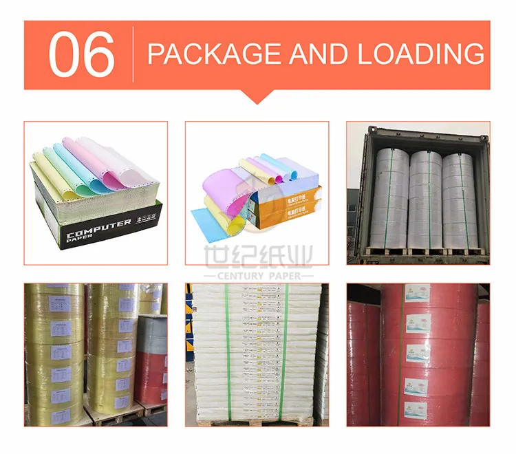 Color Packing Jhe Carbonless NCR Paper Roll