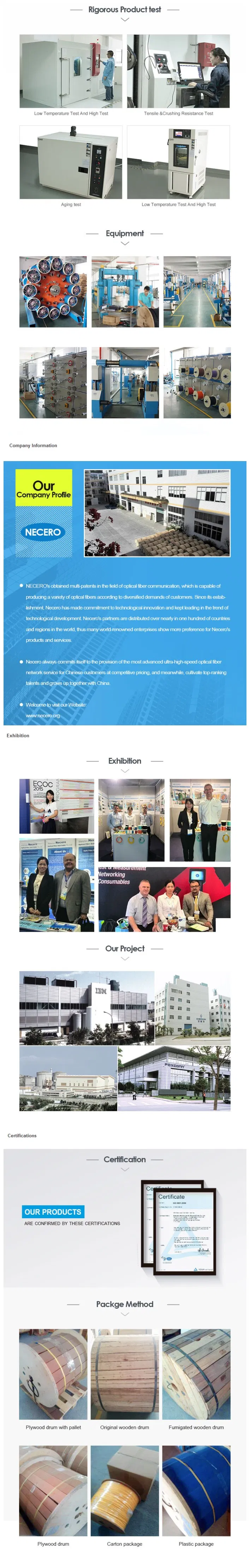 Communication Equipment Armored 6 Core Fiber Optic Cable Pigtail