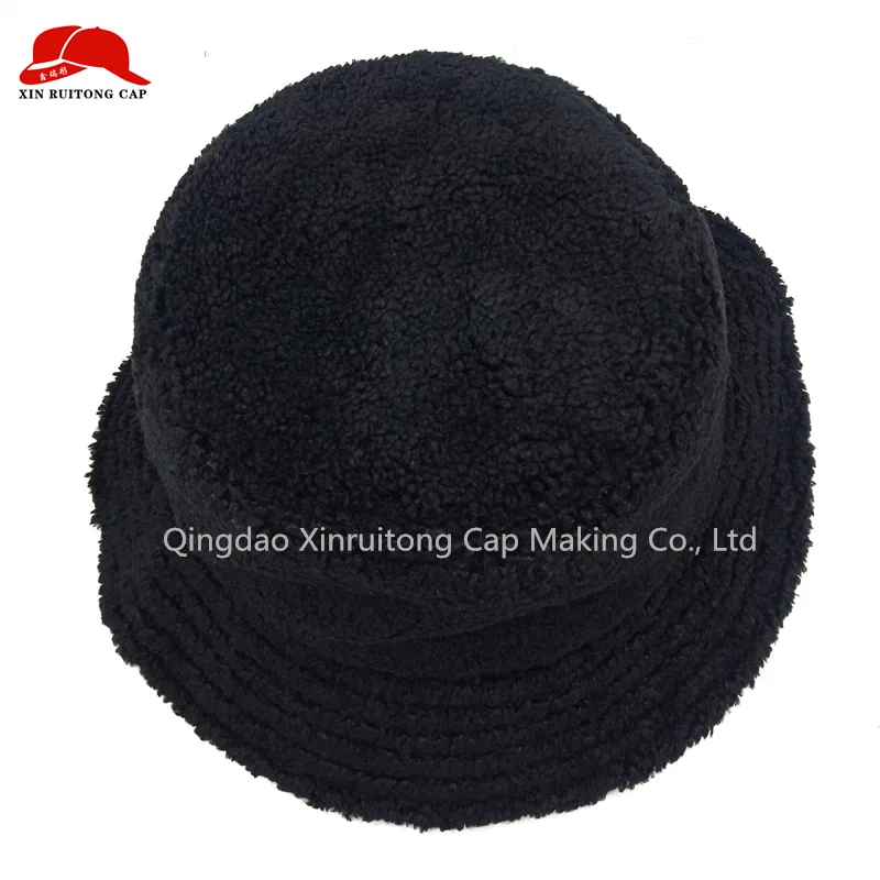 Cotton Wool Large Basin Hat Ladies Bucket Hat Warm Hat Autumn and Winter Fashion Hat